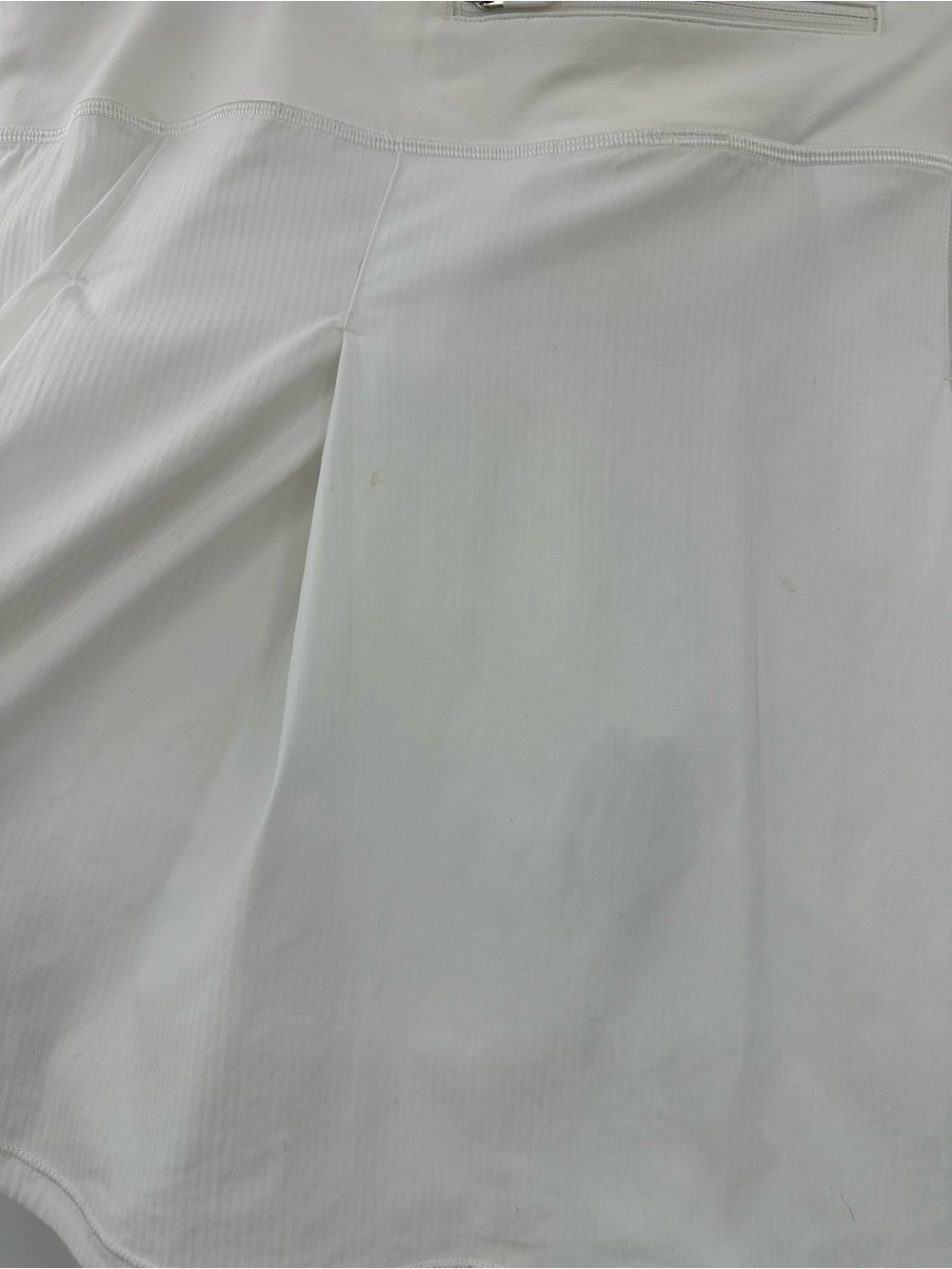NWT lululemon athletica White Pace Rival Extra Long Performance Skort - Picture 8 of 16